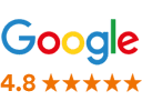 Google Reviews 4.8 stars