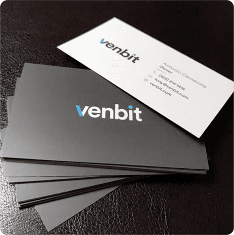 Custom business card design by Venbit
