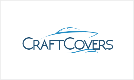 CraftCovers logo on a light background, designed by Venbit